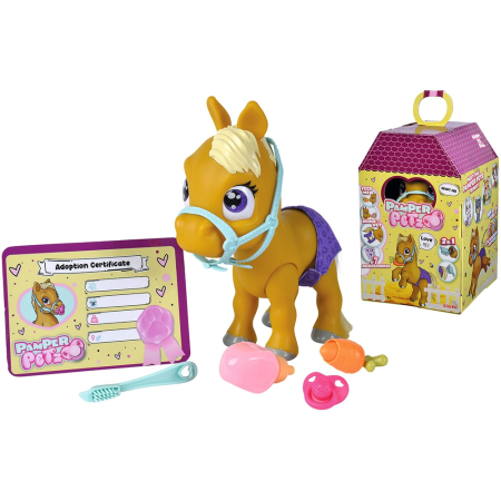 Jucarii interactive - Jucarie Simba Pamper Petz Pony 24 cm cu accesorii