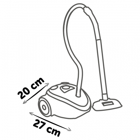 Jucarie Smoby Aspirator Vacuum Cleaner negru [3]