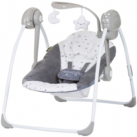 Leagane electrice bebelusi - Leagan electric Chipolino Moonlight ash grey
