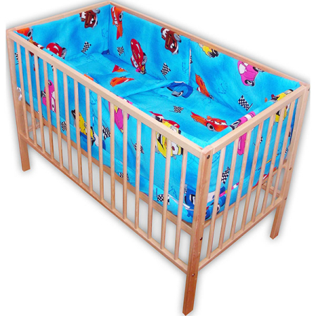 Lenjerie patut Hubners Cars 5 piese albastru [0]