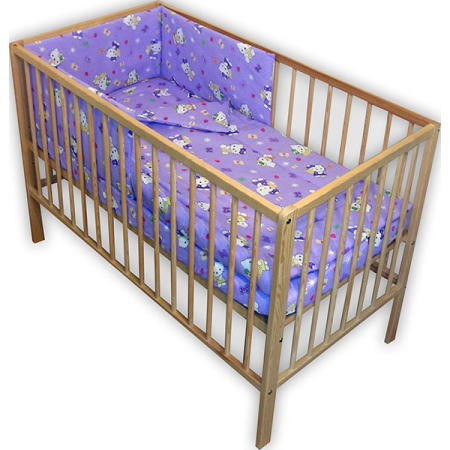 Lenjerii patut - Lenjerie patut Hubners Kitty 4 piese mov