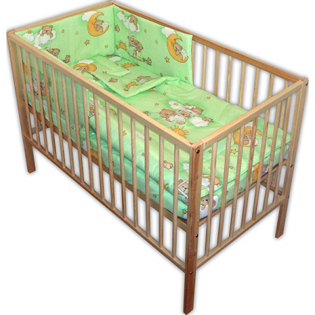 Lenjerie patut Hubners Ursulet Somn Usor 4 piese verde [0]