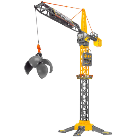 Masinute si Piste masinute - Macara Dickie Toys Mighty Crane 110 cm cu telecomanda