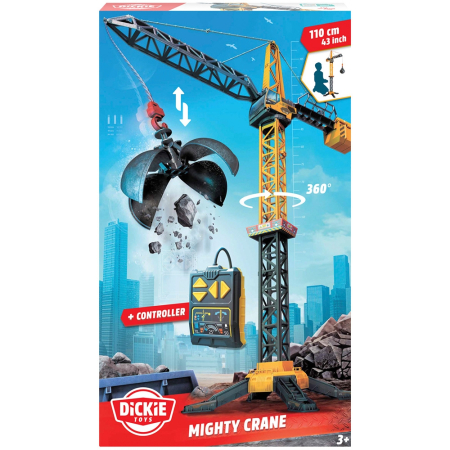 Macara Dickie Toys Mighty Crane 110 cm cu telecomanda [15]