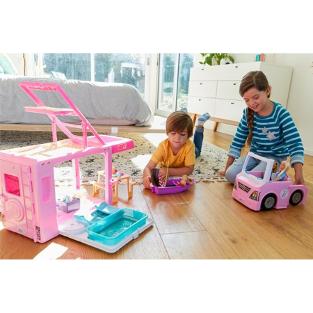 Masina Barbie by Mattel Dream Camper 3 in 1 [3]