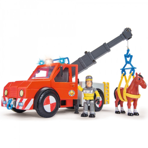Masina de pompieri Simba Fireman Sam Phoenix cu figurina, cal si accesorii [0]