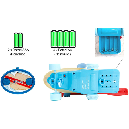 Masina Jada Toys Surfer Stitch 25 cm cu telecomanda [5]