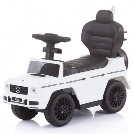 Masinuta de impins Chipolino Mercedes G350 white cu maner si copertina [3]