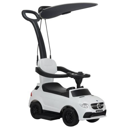 Masinuta de impins cu maner si copertina Chipolino Mercedes AMG GLE 63 white [2]