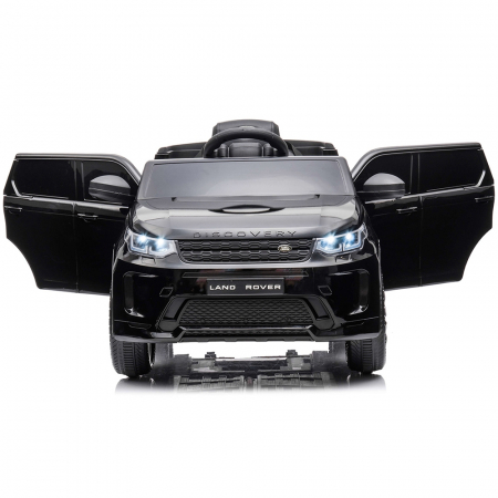 Masinuta electrica Chipolino SUV Land Rover Discovery cu scaun din piele si roti EVA black [7]