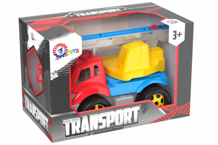 VEHICULE CU TELECOMANDA SI JUCARII  - Masinuta, utilaj de constructie, macara TechnoK, in cutie