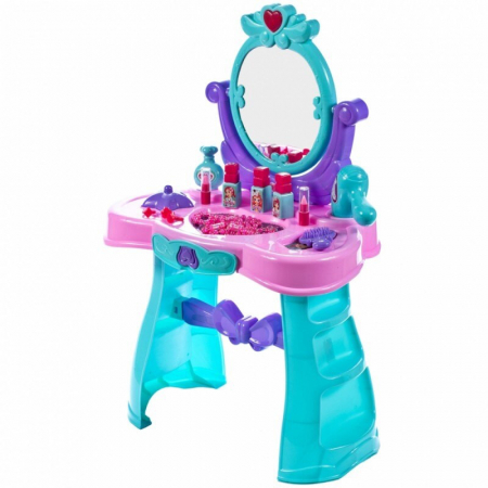 Jucarii de rol - Masuta de machiat de jucarie cu accesorii, MalPlay