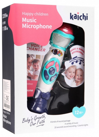 Jucarii de rol - Microfon de jucarie cu melodii si functii
