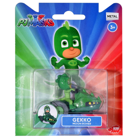 Motocicleta Dickie Toys Eroi in Pijama Moon Rover cu figurina Gekko [1]