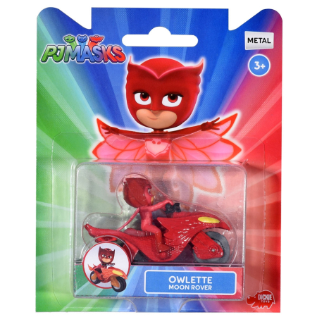 Motocicleta Dickie Toys Eroi in Pijama Moon Rover cu figurina Owlette [1]