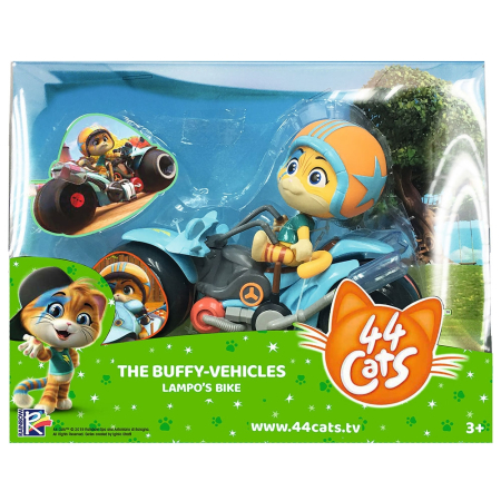 Motocicleta Smoby 44 Cats cu figurina Lampo 7,7 cm [2]