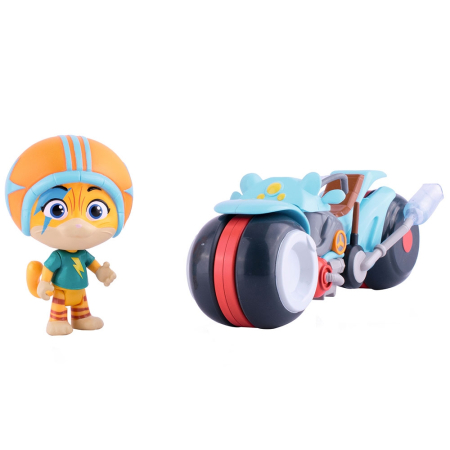 Motocicleta Smoby 44 Cats cu figurina Lampo 7,7 cm [1]