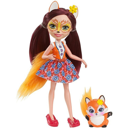 Papusa Enchantimals by Mattel Felicity Fox cu figurina [0]