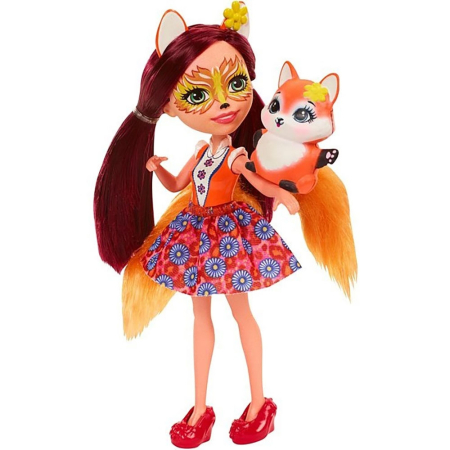 Papusa Enchantimals by Mattel Felicity Fox cu figurina [1]