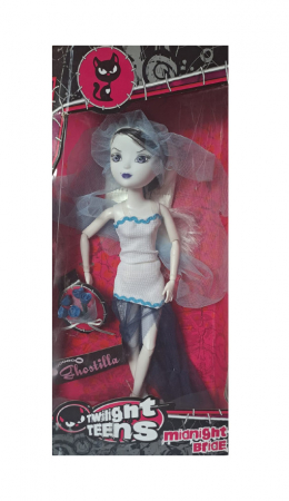 PAPUSI   SI   ACCESORII  PAPUSI  - Papusa Ghostilla, Twilight Teens, in rochie de mireasa, 26 cm, Simba
