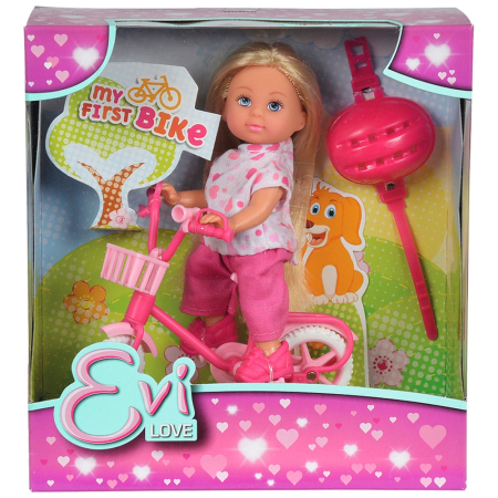 Papusa Simba Evi Love My First Bike 12 cm inimioare [1]