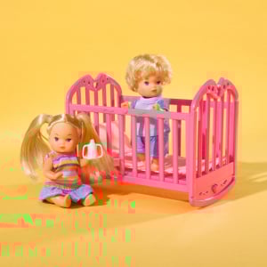 Papusa Simba Steffi Love 29 cm Baby World cu 2 copii, 1 bebelus si accesorii [3]