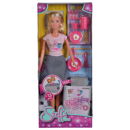 Papusa Simba Steffi Love Breakfast 29 cm cu accesorii [4]