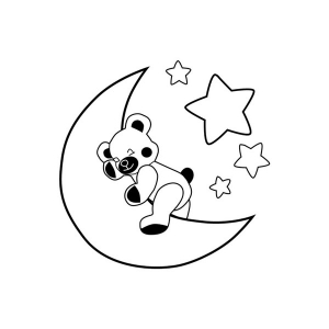 Patut copii din lemn Hubners Carolin Ursulet 120x60 cm venghe cu sertar [1]