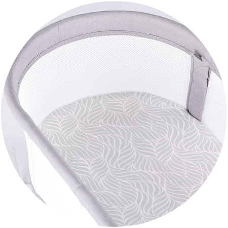 Patut cu leganare si cantar integrat Chipolino Sogno 2 in 1 grey [7]