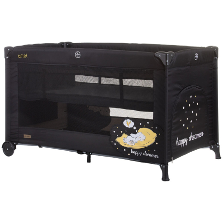 Patut pliabil Chipolino Ariel ebony [0]