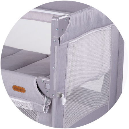 Patut pliabil Chipolino Glory cu laterala culisanta cloud [3]