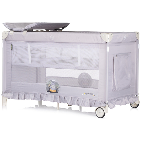 Patut pliabil Chipolino Palace Hippo grey [3]