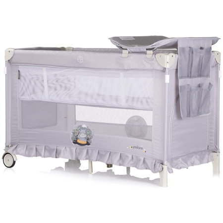 Patut pliabil Chipolino Palace Hippo grey [2]