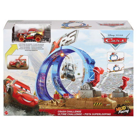 Pista de masini Disney Cars by Mattel XRS cu masinuta [5]