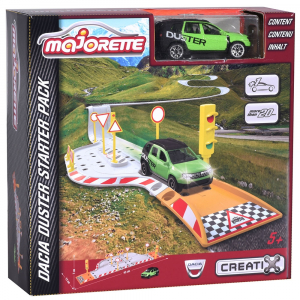 Pista de masini Majorette Creatix Street Set cu 1 Masinuta Dacia Duster [1]