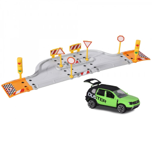 Pista de masini Majorette Creatix Street Set cu 1 Masinuta Dacia Duster [0]