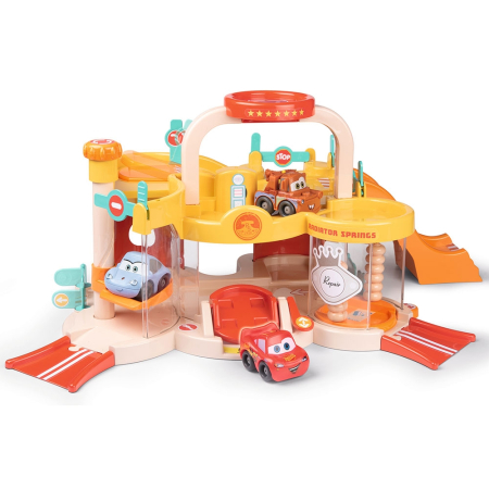 Pista de masini Smoby Vroom Planet Garage cu masinuta Cars [1]