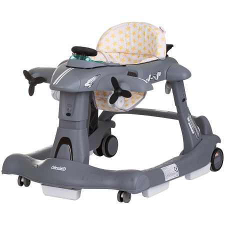 La plimbare - Premergator Chipolino Airplane 3 in 1 grey