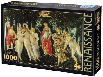 JOCURI SI PUZZLE  - Puzzle D-toys Renaissance - Sandro Botticelli-Primavara,1000 piese
