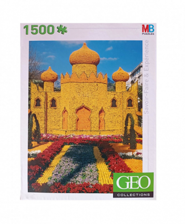 JOCURI SI PUZZLE  - Puzzle Geo Collections - Menton, Alpes-Maritimes, 1500 piese