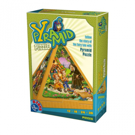 JOCURI SI PUZZLE  - Puzzle Piramida D-toys - Hansel si Gretel, 84 piese