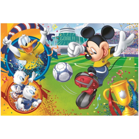 Puzzle Trefl Disney Mickey Mouse, Mickey pe terenul de sport 100 piese [2]
