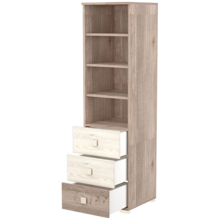 Raft corp cu 3 sertare Hubners Sofia crem nisip [2]