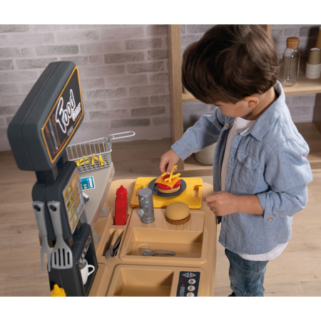 Restaurant pentru copii Smoby Food Corner negru [13]