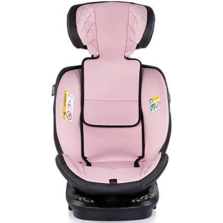 Scaun auto Chipolino Hypnotic I-Size 40-150 cm cu sistem Isofix si sezut rotativ pink marshmallow [2]
