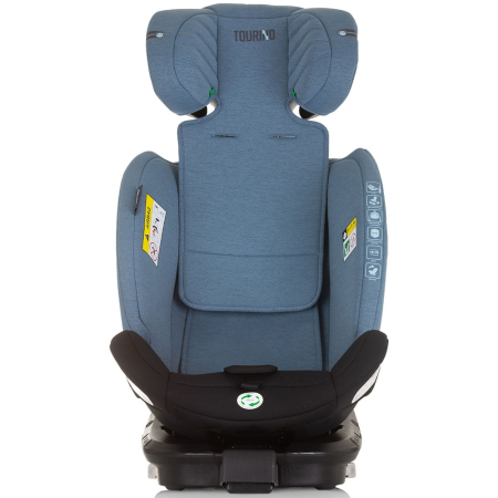 Scaun auto Chipolino Tourino I-Size 40-150 cm blue cu sistem Isofix [8]