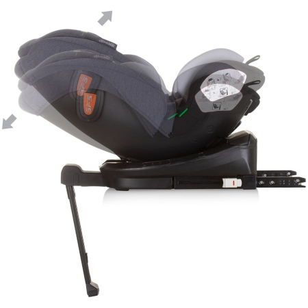 Scaun auto Chipolino Tourino I-Size 40-150 cm grey mix cu sistem Isofix [7]