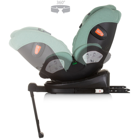 Scaun auto Chipolino Tourino I-Size 40-150 cm pastel green cu sistem Isofix [6]