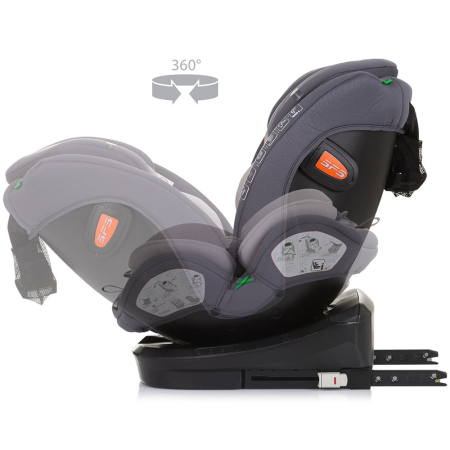 Scaun auto Chipolino Volare I-Size 40-150 cm granite cu sistem Isofix [6]