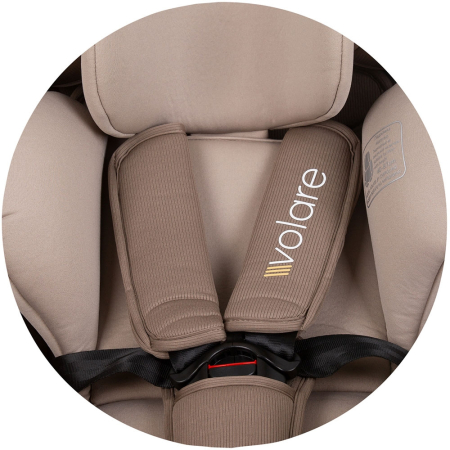 Scaun auto Chipolino Volare I-Size 40-150 cm macadamia cu sistem Isofix [16]